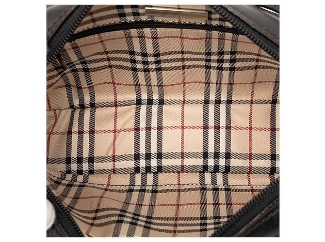 Bolsa de couro marrom Burberry crossbody Castanho escuro - vista 4