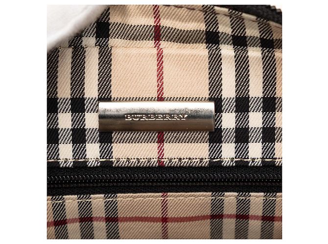 Bolsa de couro marrom Burberry crossbody Castanho escuro - vista 5
