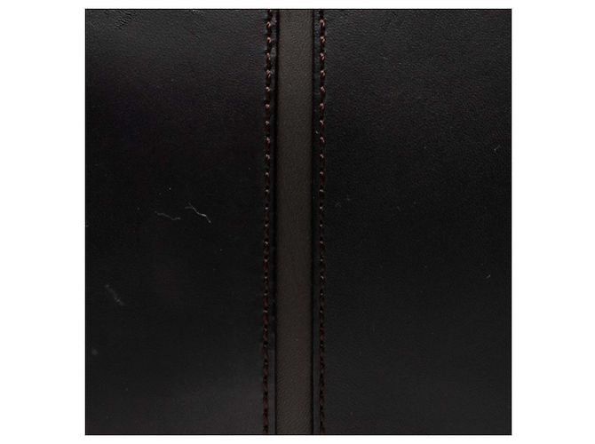Bolsa de couro marrom Burberry crossbody Castanho escuro - vista 6