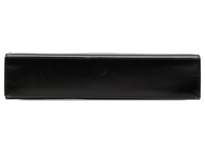 Gancini Salvatore Ferragamo Borsa a tracolla Vara in pelle nera con stampa coccodrillo Ferragamo Nero - vista 3