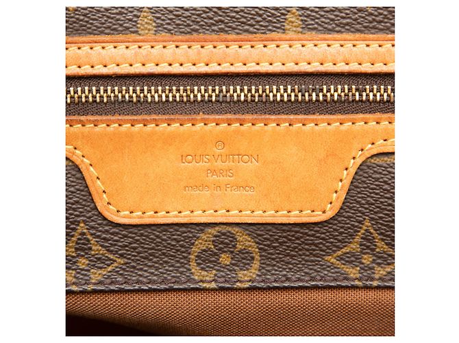 Braune Monogramm Einkaufstasche Louis Vuitton - Ansicht 5