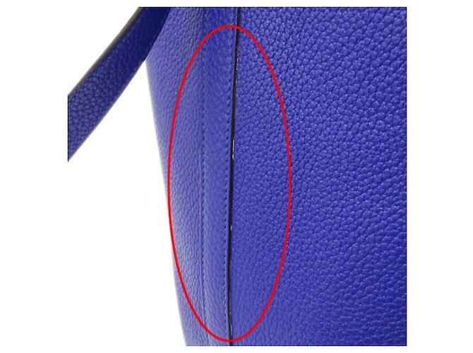 Borsa Hermès Picotin Lock GM in Blu Elettrico - vista 17