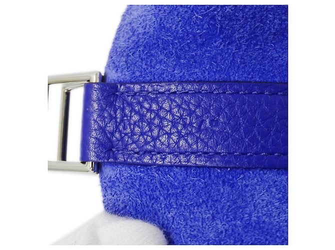 Borsa Hermès Picotin Lock GM in Blu Elettrico - vista 7