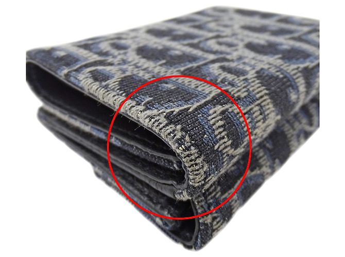 Billetera Tri-Fold Christian Dior Azul marino - vista 11