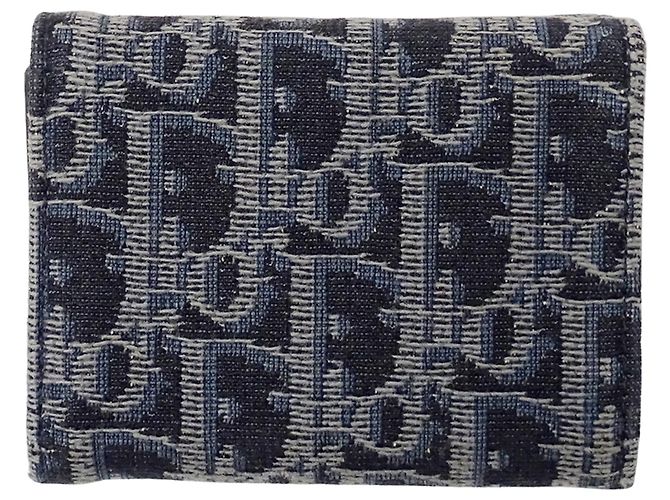 Billetera Tri-Fold Christian Dior Azul marino - vista 2
