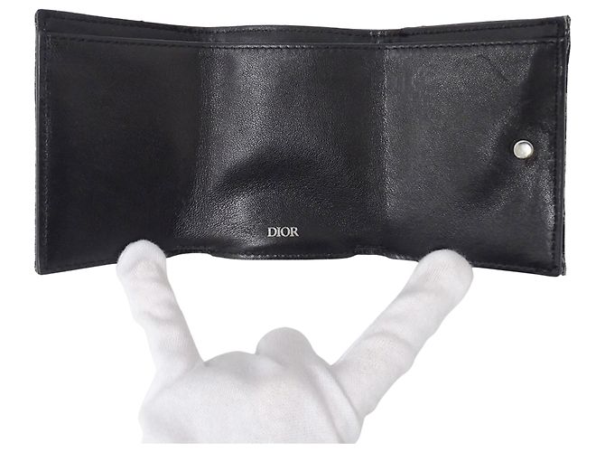 Billetera Tri-Fold Christian Dior Azul marino - vista 4