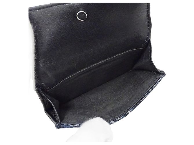 Billetera Tri-Fold Christian Dior Azul marino - vista 7
