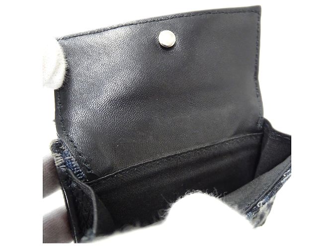 Billetera Tri-Fold Christian Dior Azul marino - vista 8