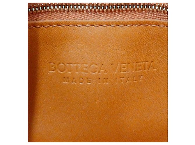 Borsa a Spalla Cassette Bottega Veneta Arancione - vista 7
