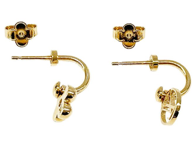 Orecchini placcati in oro Louis Vuitton D'oro - vista 3