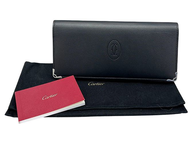 Portafoglio lungo da uomo Cartier Nero - vista 5