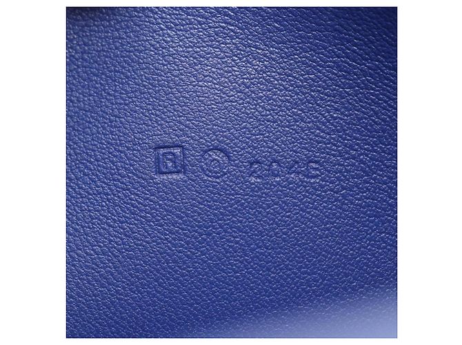 Billetera bi-fold larga Dogon de Hermès Azul - vista 5