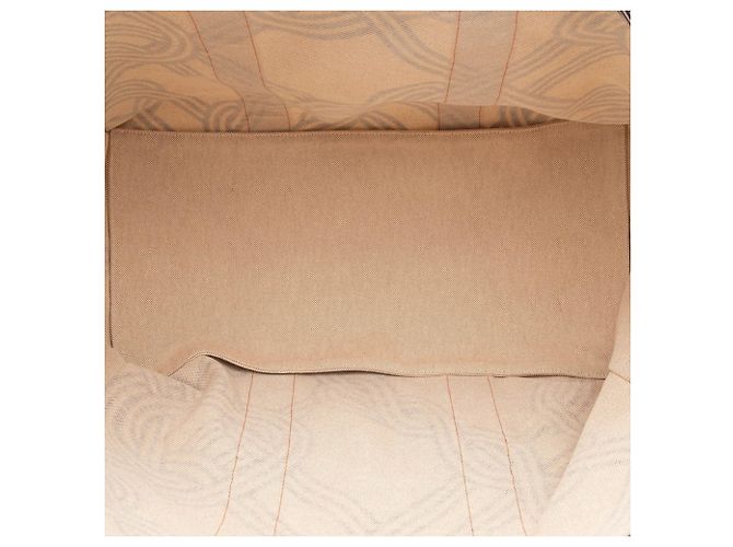 Borsa Tote Nou Marin di Hermès Beige Arancione Blu navy - vista 4