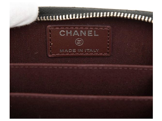 Monedero Matelassé Chanel Negro - vista 5
