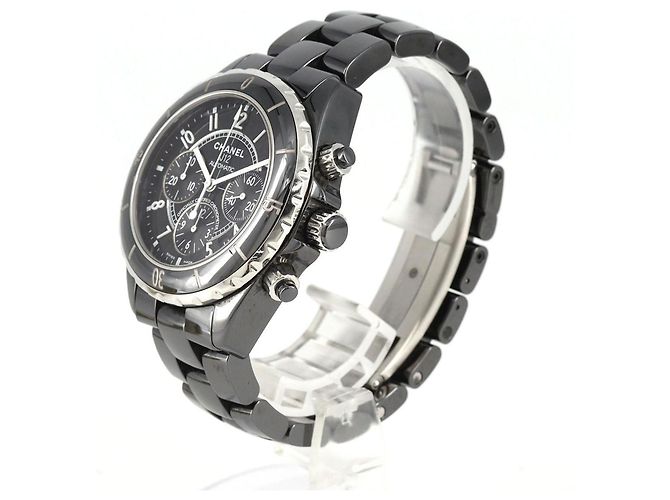 Chanel J12 Chronograph Automatik-Uhr aus Keramik H0940 - Ansicht 2