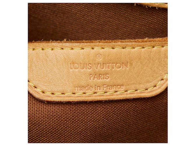 Borsa Louis Vuitton Monogram Palermo GM Marrone - vista 10