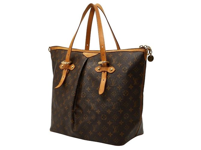 Borsa Louis Vuitton Monogram Palermo GM Marrone - vista 2