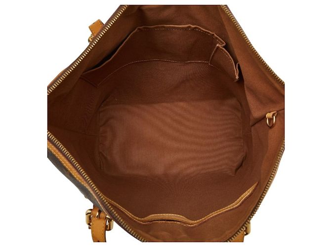 Borsa Louis Vuitton Monogram Palermo GM Marrone - vista 9