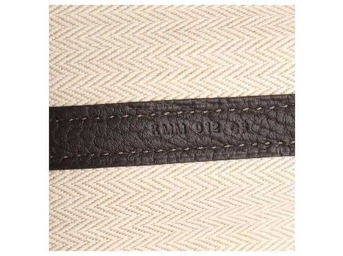 Hermès Borsa Tote Hermes Garden Party TPM Marrone - vista 5