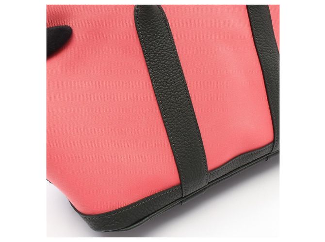Borsa Tote TPM Garden Party Hermès Rosa Verde Verde scuro - vista 7
