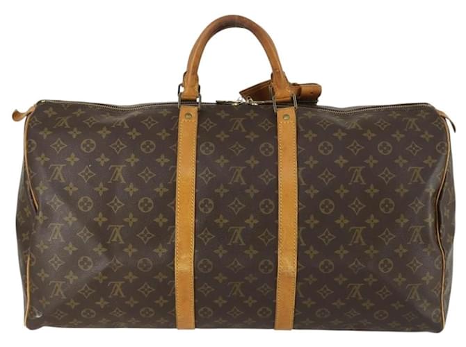 Louis Vuitton Keepall Monogram Canvas 55 Marrone - vista 2