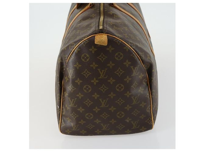 Louis Vuitton Keepall Monogram Canvas 55 Marrone - vista 3
