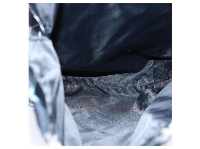 Burberry Nova Check Etichetta Blu Nylon Nero - vista 5