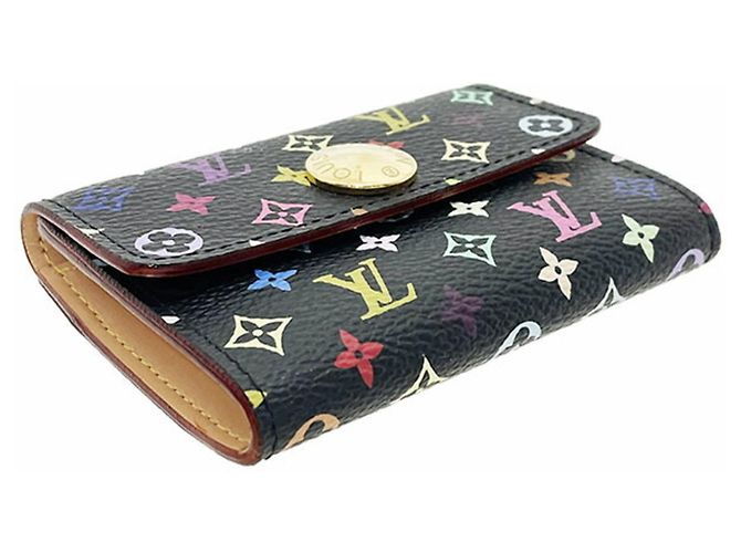 Louis Vuitton Monogram Multicolore Coin Purse Black - view 3