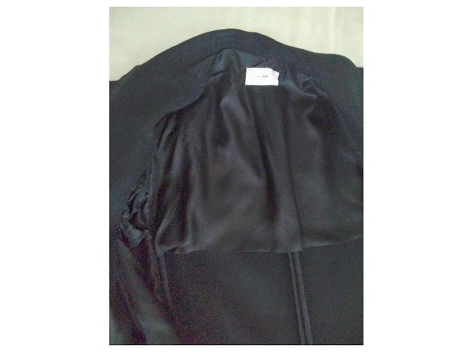 The Row T.8 Wool Coat Black - view 7