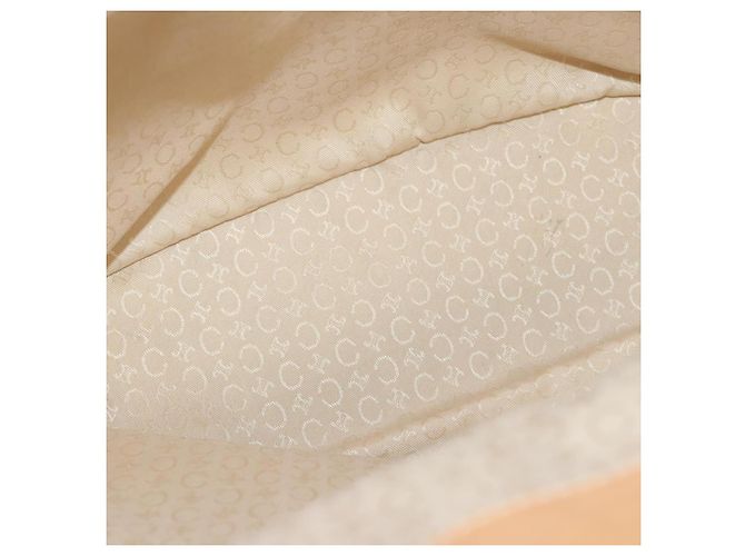 Céline Celine Vintage Macadam C Macadam Suede Bianco - vista 5