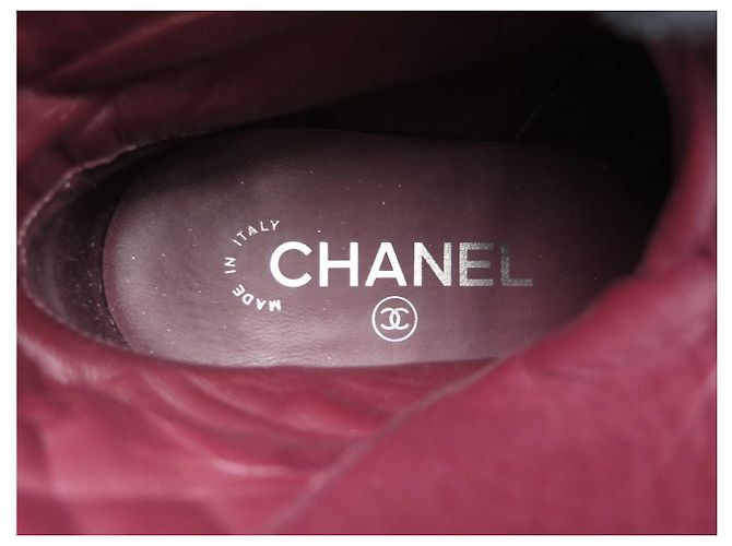 NUEVAS BOTAS DE COMBATE CHANEL G33185 39 EN CUERO QUILTED Negro - vista 11