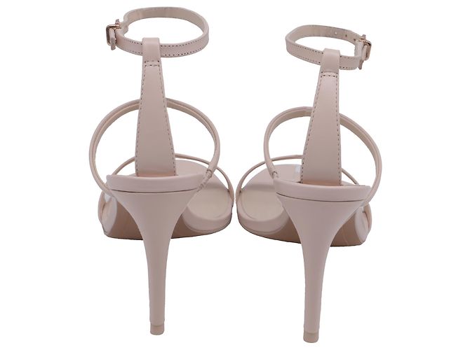 Sandali con cinturino alla caviglia Sophia Webster in pelle rosa nudo - vista 5