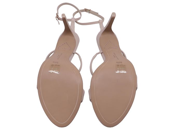 Sandali con cinturino alla caviglia Sophia Webster in pelle rosa nudo - vista 7