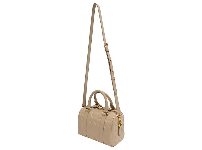 Borsa a mano Dior Groove 20 in pelle di vitello beige - vista 3