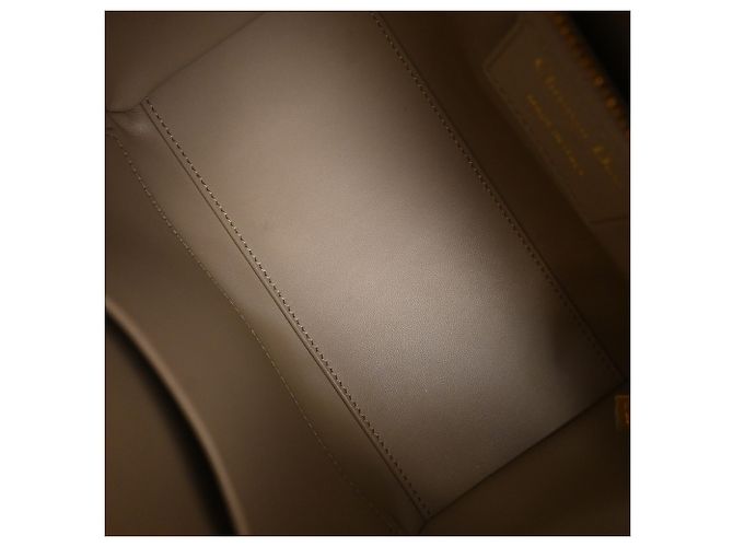 Borsa a mano Dior Groove 20 in pelle di vitello beige - vista 5