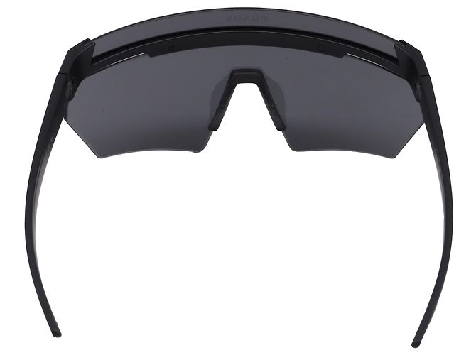 Gafas de sol Prada 0PS01YS Ski Shield Visor en acetato negro - vista 3