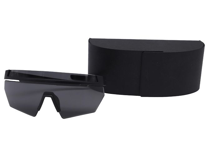 Gafas de sol Prada 0PS01YS Ski Shield Visor en acetato negro - vista 4