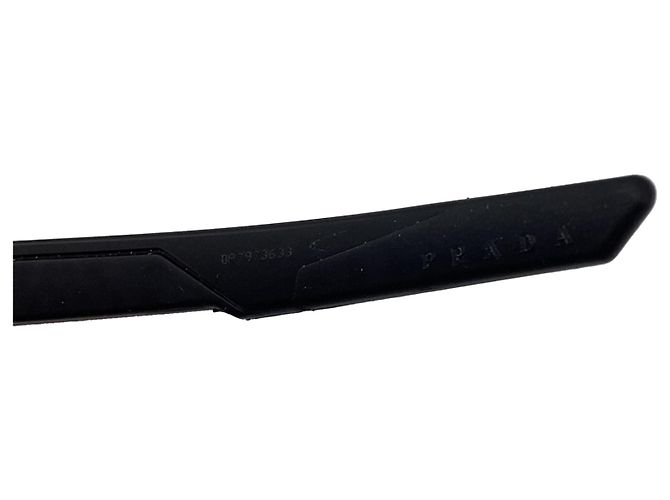 Gafas de sol Prada 0PS01YS Ski Shield Visor en acetato negro - vista 5