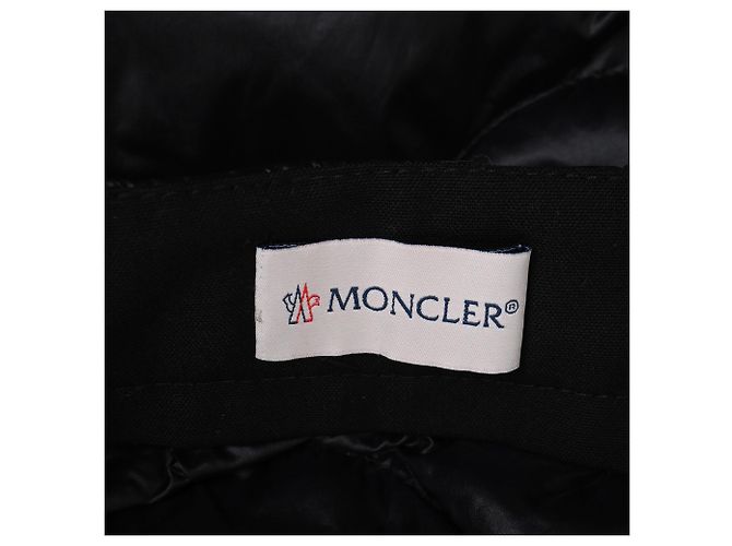 Falda Mini Acolchada de Plumas Moncler en Poliamida Negra Negro - vista 4