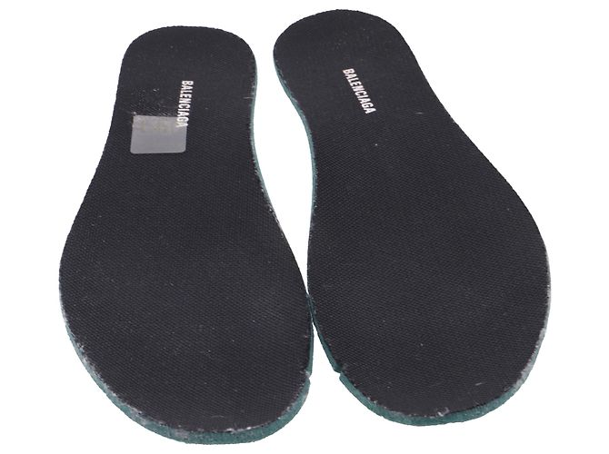 Balenciaga Speed Glitzer Trainer Schuhe aus schwarzem Polyester - Ansicht 8