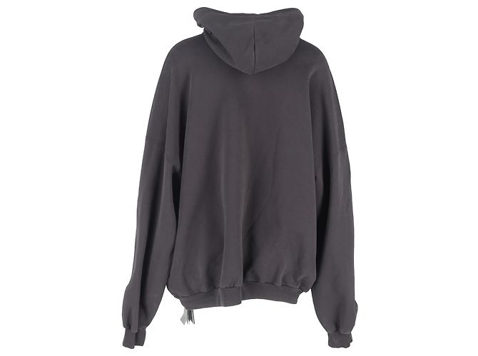 Everyday Sudadera de algodón gris con estampado de logo Boxing de Balenciaga - vista 3