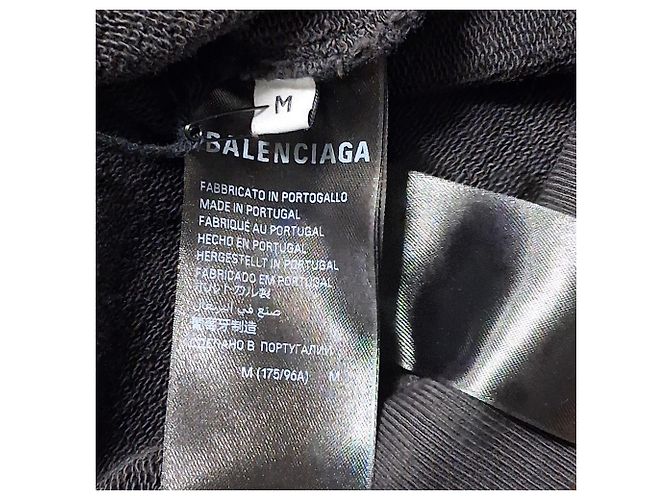 Everyday Sudadera de algodón gris con estampado de logo Boxing de Balenciaga - vista 4