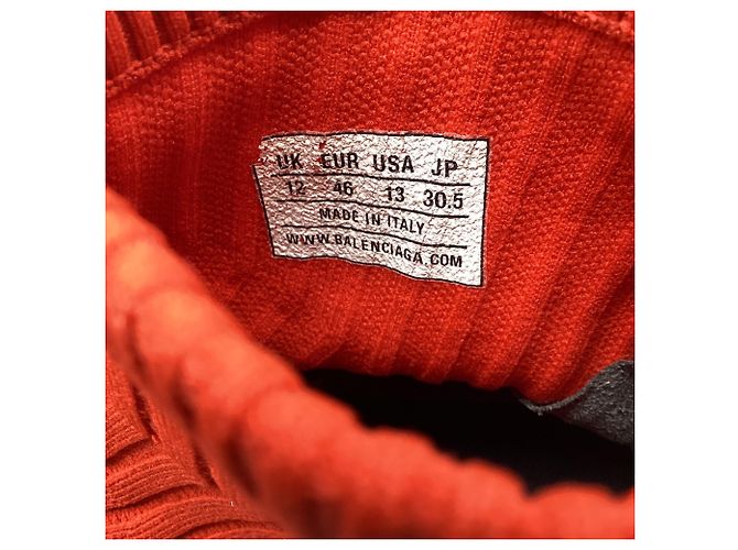 Baskets Speed Balenciaga en polyester rouge - vue 12