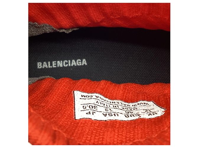 Baskets Speed Balenciaga en polyester rouge - vue 13