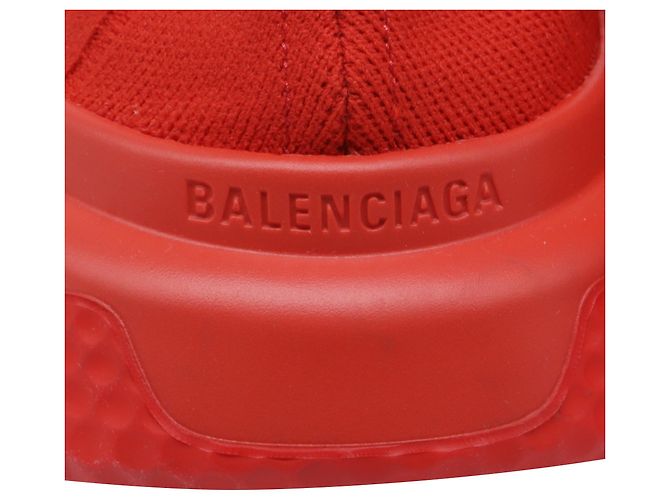 Baskets Speed Balenciaga en polyester rouge - vue 6