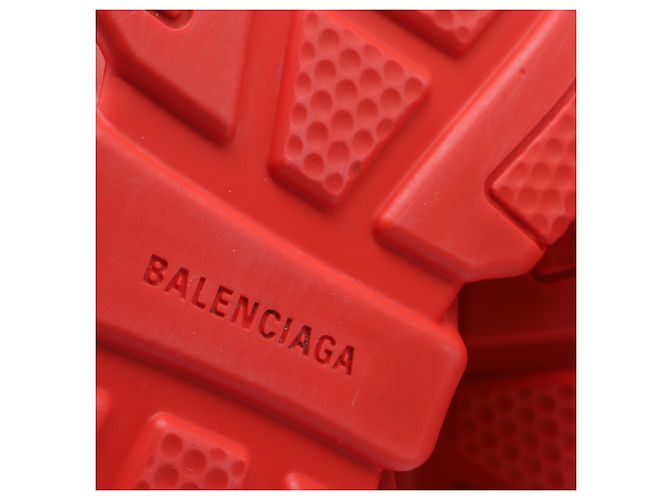 Baskets Speed Balenciaga en polyester rouge - vue 8