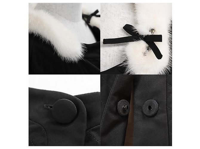 Chaqueta 2 en 1 de mezcla de seda Salvatore Ferragamo Negro Crudo - vista 3
