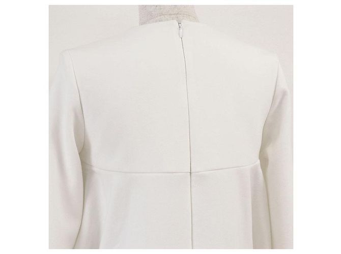 Autre Marque YOKO CHAN Strickmischbluse Weiß - Ansicht 12