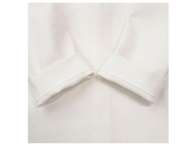 Autre Marque YOKO CHAN Strickmischbluse Weiß - Ansicht 7