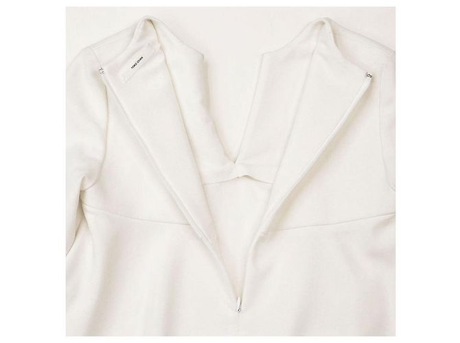 Autre Marque YOKO CHAN Strickmischbluse Weiß - Ansicht 9